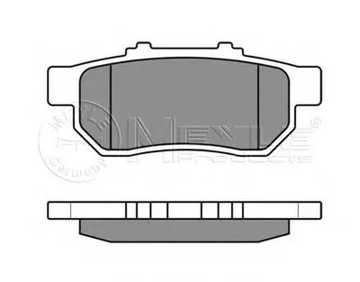 Комплект тормозных колодок, дисковый тормоз MEYLE купить