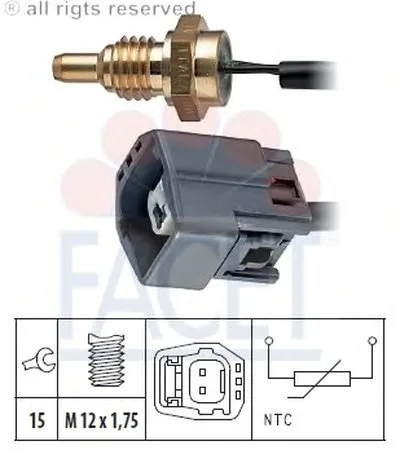 Датчик, температура охлаждающей жидкости; Датчик, температура охлаждающей жидкости; Датчик, температура охлаждающей жидк