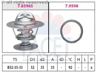 Термостат, охлаждающая жидкость FACET купить