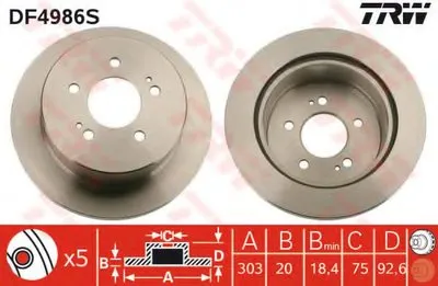 Тормозной диск TRW купить