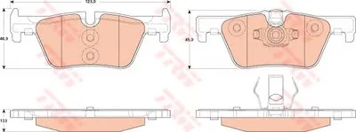 Комплект тормозных колодок, дисковый тормоз COTEC TRW купить
