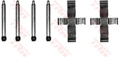 Комплектующие, колодки дискового тормоза TRW купить