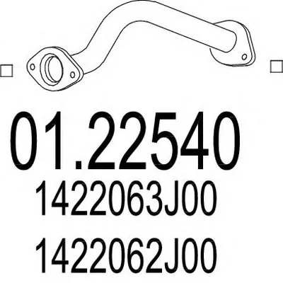 Труба выхлопного газа MTS купить