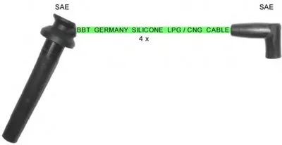 Комплект проводов зажигания LPG/CNG High Temperature BBT купить