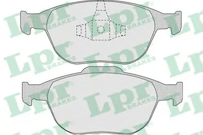 Комплект тормозных колодок, дисковый тормоз LPR купить