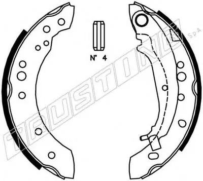 Комплект тормозных колодок TRUSTING купить
