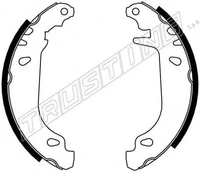 Комплект тормозных колодок REPARATION KIT TRUSTING купить