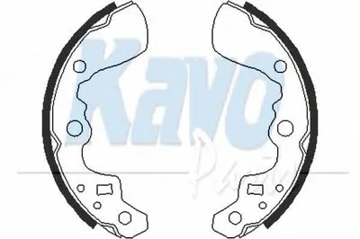 Комплект тормозных колодок MK KASHIYAMA KAVO PARTS купить