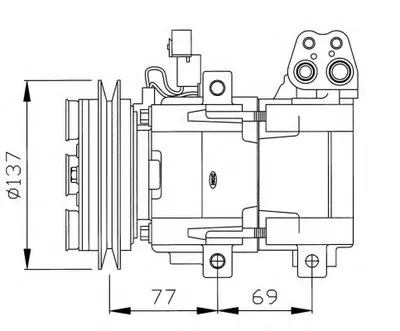 Компрессор, кондиционер NRF купить