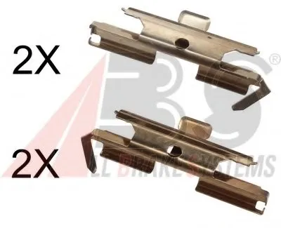 Комплектующие, колодки дискового тормоза A.B.S. купить