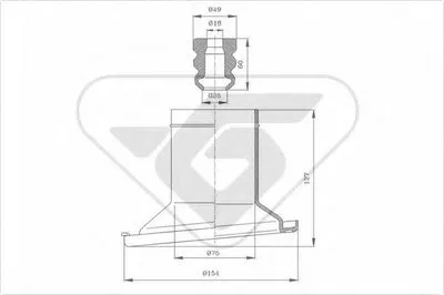 Пылезащитный комплект, амортизатор HUTCHINSON купить
