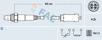 Лямда-зонд FAE купить