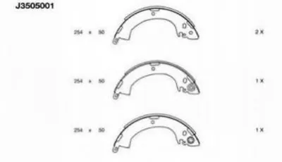 Комплект тормозных колодок NIPPARTS купить