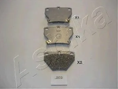 Комплект тормозных колодок, дисковый тормоз ASHIKA купить