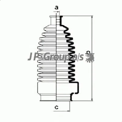 Комплект пылника, рулевое управление QH JP GROUP купить