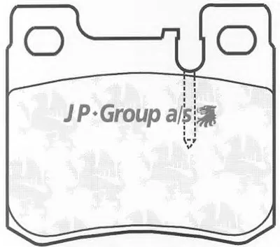 Комплект тормозных колодок, дисковый тормоз QH JP GROUP купить