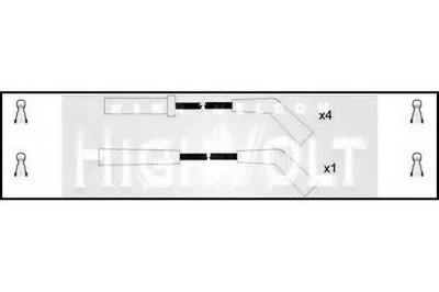 Комплект проводов зажигания HighVolt STANDARD купить