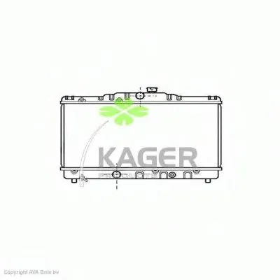 Радиатор, охлаждение двигателя KAGER купить