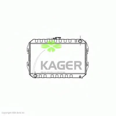 Радиатор, охлаждение двигателя KAGER купить