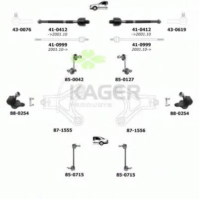 Подвеска колеса KAGER купить