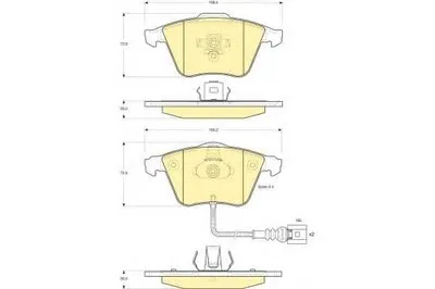 Комплект тормозных колодок, дисковый тормоз GIRLING купить