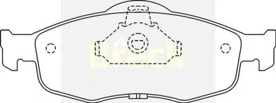 Комплект тормозных колодок, дисковый тормоз BRECK купить