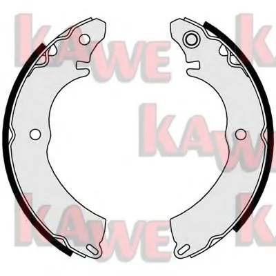 Комплект тормозных колодок KAWE купить