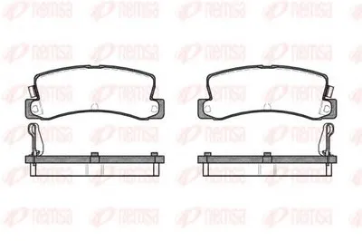 Комплект тормозных колодок, дисковый тормоз KAWE купить