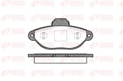 Комплект тормозных колодок, дисковый тормоз KAWE купить
