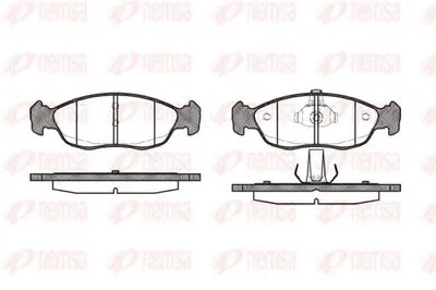 Комплект тормозных колодок, дисковый тормоз KAWE купить