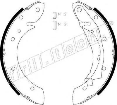 Комплект тормозных колодок fri.tech. купить