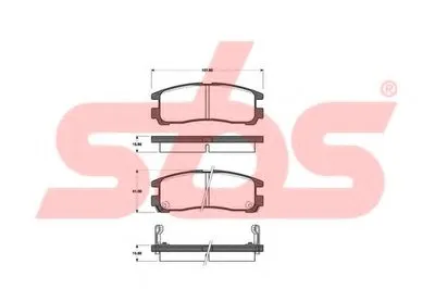 Комплект тормозных колодок, дисковый тормоз sbs купить
