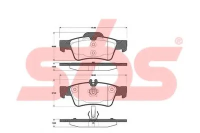 Комплект тормозных колодок, дисковый тормоз sbs купить