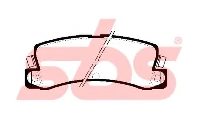 Комплект тормозных колодок, дисковый тормоз sbs купить