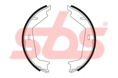 Комплект тормозных колодок, стояночная тормозная система sbs купить