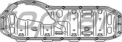 Перегородка, масляный поддон TOPRAN купить