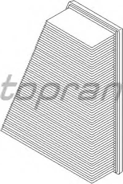 Воздушный фильтр TOPRAN купить