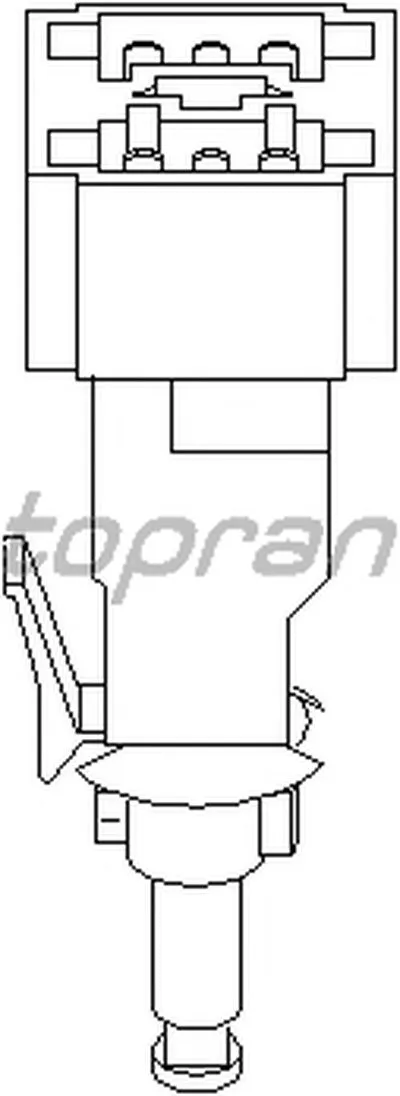 Выключатель фонаря сигнала торможения TOPRAN купить