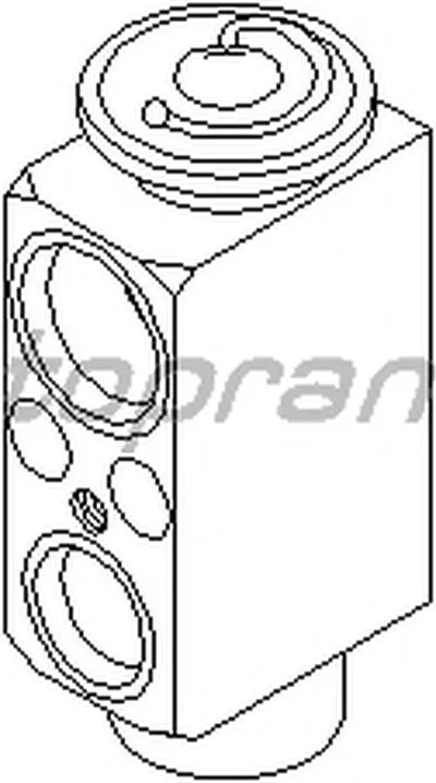 Расширительный клапан, кондиционер TOPRAN купить