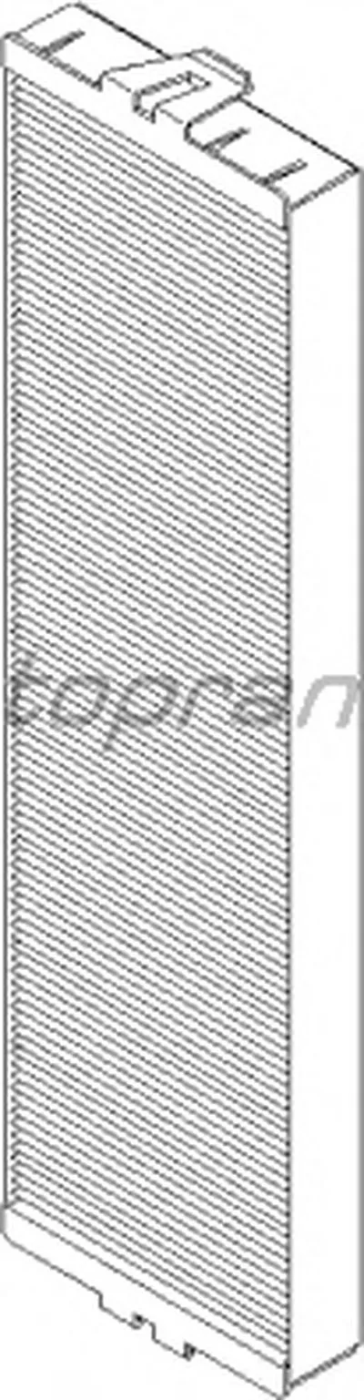 Фильтр, воздух во внутренном пространстве TOPRAN купить