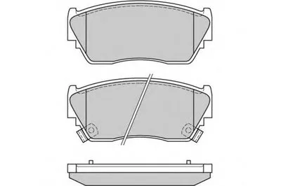 Комплект тормозных колодок, дисковый тормоз E.T.F. купить