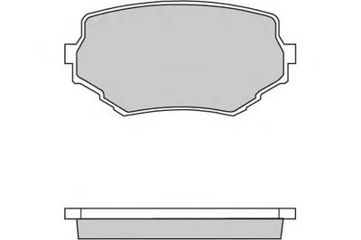 Комплект тормозных колодок, дисковый тормоз E.T.F. купить