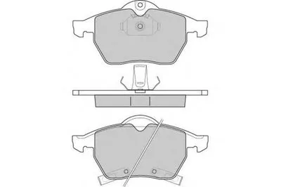 Комплект тормозных колодок, дисковый тормоз E.T.F. купить