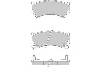 Комплект тормозных колодок, дисковый тормоз E.T.F. купить