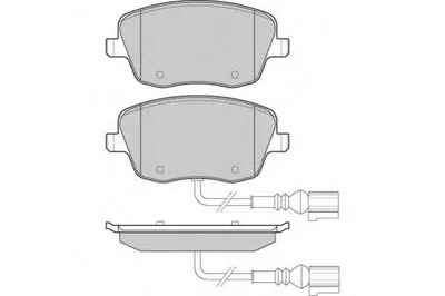 Комплект тормозных колодок, дисковый тормоз E.T.F. купить