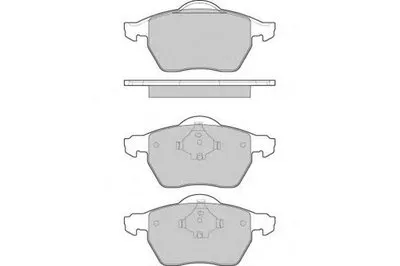 Комплект тормозных колодок, дисковый тормоз E.T.F. купить