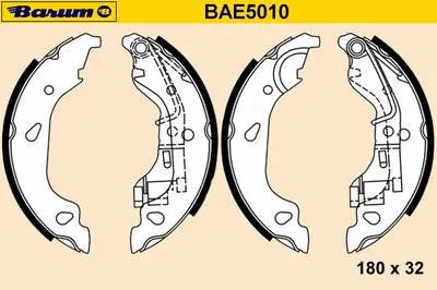 Комплект тормозных колодок BARUM купить