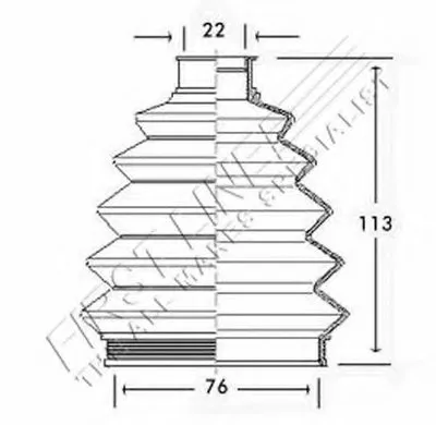 Пыльник, приводной вал FIRST LINE купить
