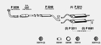 Система выпуска ОГ FENNO купить