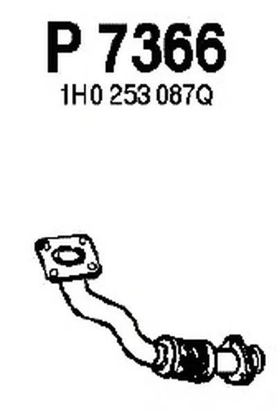 Труба выхлопного газа FENNO купить